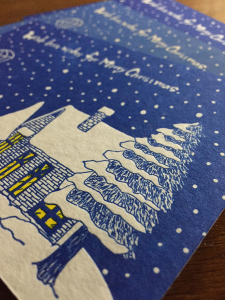 活版印刷クリスマスカード3